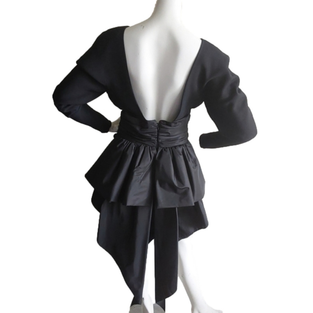 VINTAGE MOROCI BY ANTHONY MUTO TUXEDO LITTLE  BLACK DRESS SIZE 2